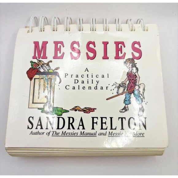 Messies a Practical Daily Calendar by Sandra Felton Used - Picture 2 of 7